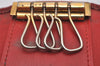 Authentic Louis Vuitton Epi Multicles 4 Key Case Red M63827 LV 7577I