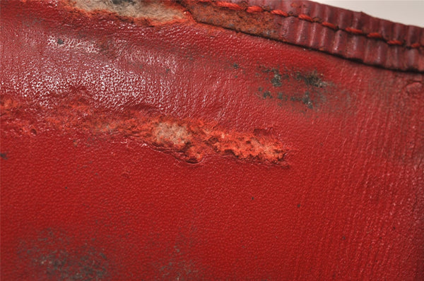 Authentic Louis Vuitton Epi Multicles 4 Key Case Red M63827 LV 7577I