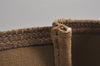 Authentic GUCCI Web Sherry Line Shoulder Tote Bag GG PVC Leather Brown 7577J