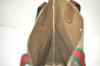 Authentic GUCCI Web Sherry Line Shoulder Tote Bag GG PVC Leather Brown 7577J