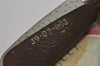 Authentic GUCCI Web Sherry Line Shoulder Tote Bag GG PVC Leather Brown 7577J