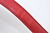 Authentic Christian Dior Belt Leather Size 133.5-138.5cm 52.6-54.5" Red CD 7578I