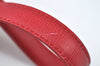 Authentic Christian Dior Belt Leather Size 133.5-138.5cm 52.6-54.5" Red CD 7578I