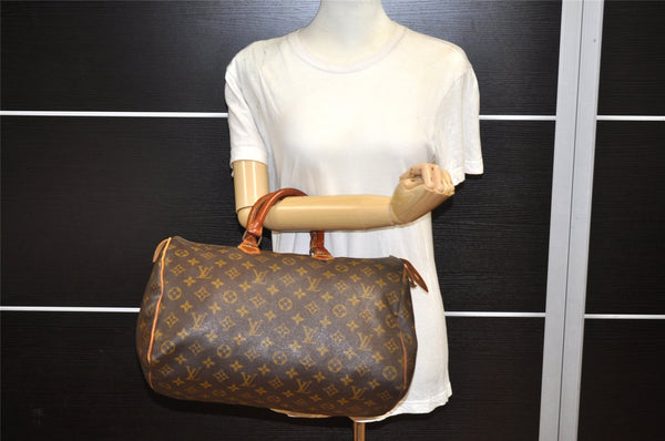 Authentic Louis Vuitton Monogram Speedy 35 Hand Boston Bag Old Model LV 7578K