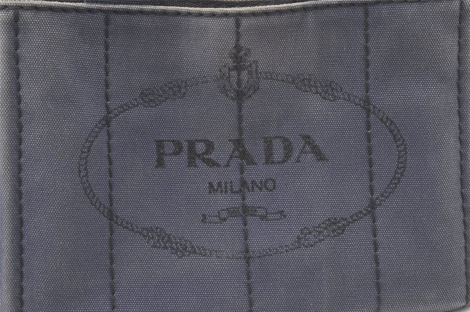 Authentic PRADA Canapa SS Canvas 2Way Shoulder Hand Bag Purse B2439G Blue 7580K