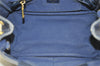 Authentic PRADA Canapa SS Canvas 2Way Shoulder Hand Bag Purse B2439G Blue 7580K