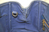 Authentic PRADA Canapa SS Canvas 2Way Shoulder Hand Bag Purse B2439G Blue 7580K