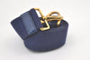 Authentic PRADA Canapa SS Canvas 2Way Shoulder Hand Bag Purse B2439G Blue 7580K