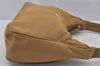 Authentic PRADA Vintage Nylon Tessuto Shoulder Hand Bag Purse Beige Brown 7581J