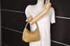 Authentic PRADA Vintage Nylon Tessuto Shoulder Hand Bag Purse Beige Brown 7581J