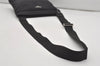 Authentic PRADA Nylon Tessuto Leather Shoulder Cross Body Bag Purse Black 7583I