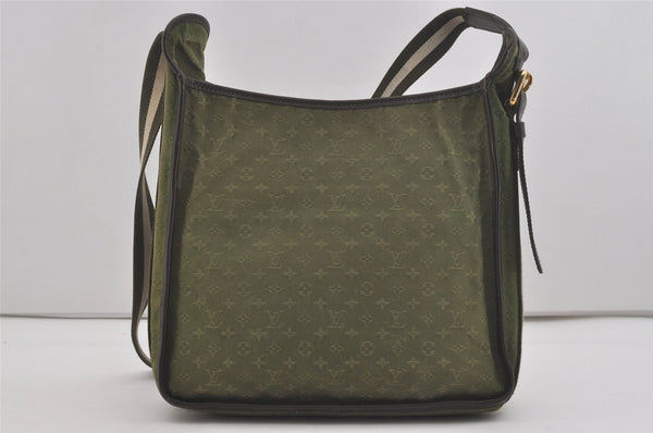 Authentic Louis Vuitton Monogram Mini Besace Mary Kate Shoulder Bag Green 7584I
