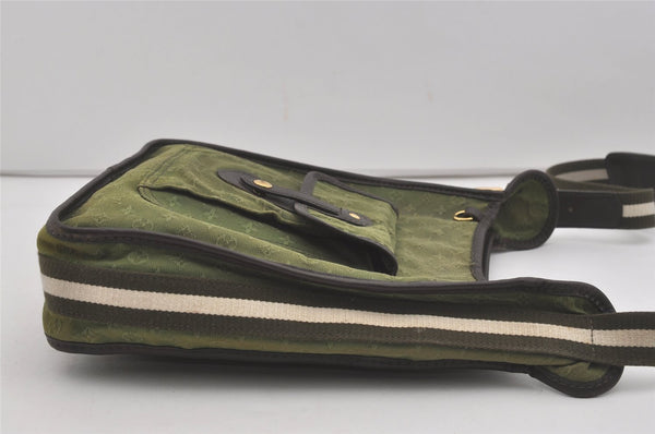 Authentic Louis Vuitton Monogram Mini Besace Mary Kate Shoulder Bag Green 7584I