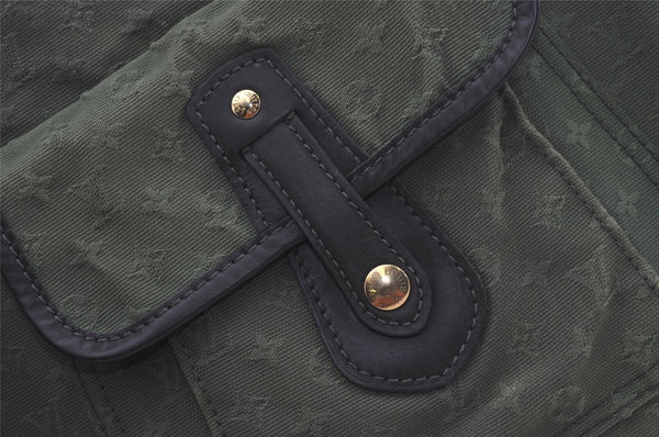 Authentic Louis Vuitton Monogram Mini Besace Mary Kate Shoulder Bag Green 7584I