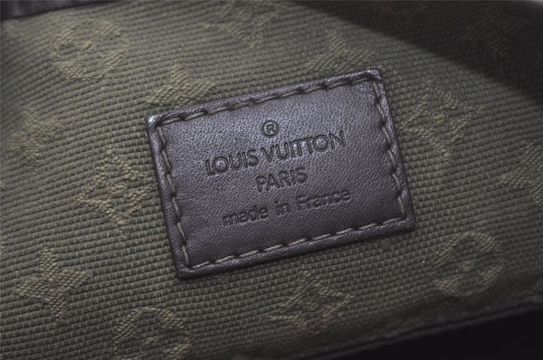 Authentic Louis Vuitton Monogram Mini Besace Mary Kate Shoulder Bag Green 7584I