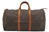 Authentic Louis Vuitton Monogram Keepall 50 Travel Boston Bag Old Model LV 7585I