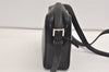 Authentic BURBERRY Vintage Leather Shoulder Cross Body Bag Purse Black 7585J