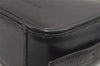 Authentic BURBERRY Vintage Leather Shoulder Cross Body Bag Purse Black 7585J