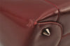 Authentic Christian Dior Maris Pearl 2Way Shoulder Tote Bag Enamel Red 7586J