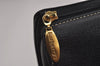 Authentic Burberrys Vintage Leather Hand Bag Purse Black 7587J