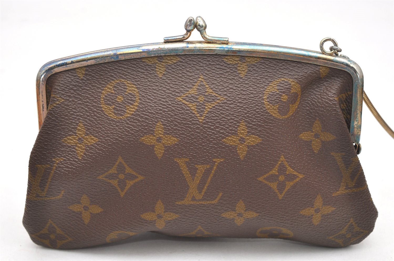 Authentic Louis Vuitton Monogram Bucket GM Shoulder Bag T42236 USA Model 7587K