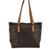 Authentic Louis Vuitton Monogram Cabas Piano Shoulder Tote Bag M51148 LV 7588J
