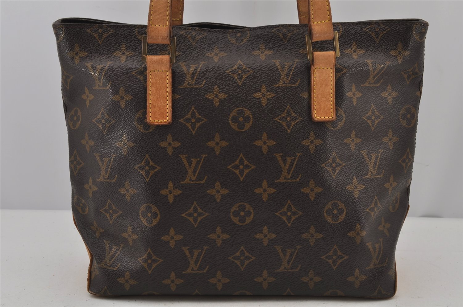 Authentic Louis Vuitton Monogram Cabas Piano Shoulder Tote Bag M51148 LV 7588J