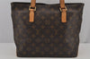 Authentic Louis Vuitton Monogram Cabas Piano Shoulder Tote Bag M51148 LV 7588J