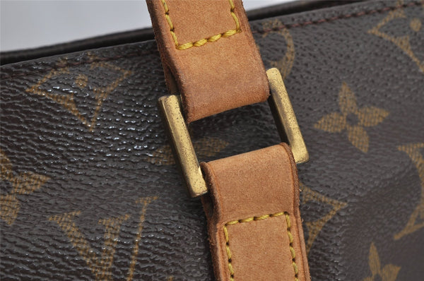 Authentic Louis Vuitton Monogram Cabas Piano Shoulder Tote Bag M51148 LV 7588J