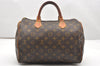 Authentic Louis Vuitton Monogram Speedy 30 Hand Boston Bag M41526 LV Junk 7588K