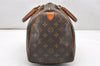 Authentic Louis Vuitton Monogram Speedy 30 Hand Boston Bag M41526 LV Junk 7588K