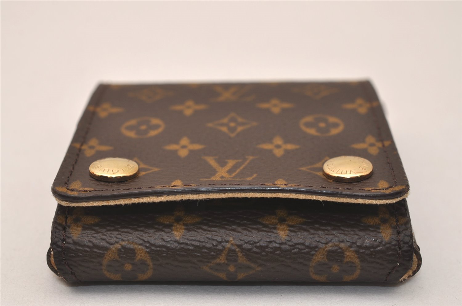 Authentic Louis Vuitton Monogram Jewelry Case LV 7589J