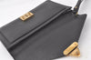 Authentic Louis Vuitton Epi Sellier Dragonne Clutch Bag Black M52612 LV 7589K