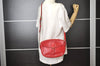 Authentic Louis Vuitton Epi Jeune Fille Shoulder Cross Bag Red M52157 LV 7590I