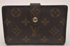 Authentic Louis Vuitton Monogram Portefeuille Viennois Wallet M61674 LV 7590J