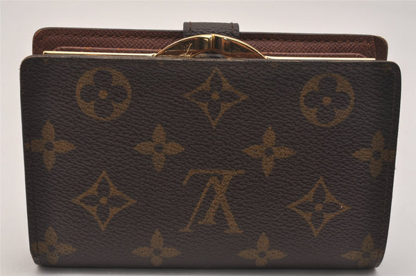 Authentic Louis Vuitton Monogram Portefeuille Viennois Wallet M61674 LV 7590J