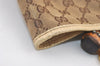 Authentic GUCCI Sherry Line Shoulder Tote Bag GG Canvas Leather Brown 7592J