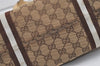 Authentic GUCCI Sherry Line Shoulder Tote Bag GG Canvas Leather Brown 7592J