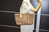Authentic GUCCI Sherry Line Shoulder Tote Bag GG Canvas Leather Brown 7592J