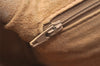 Authentic GUCCI Web Sherry Line Hand Boston Bag GG PVC Leather Brown Junk 7593J
