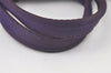 Authentic PRADA CANAPA L Vintage Tote Hand Bag Canvas BN1872 Purple 7594K