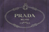 Authentic PRADA CANAPA L Vintage Tote Hand Bag Canvas BN1872 Purple 7594K