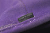 Authentic PRADA CANAPA L Vintage Tote Hand Bag Canvas BN1872 Purple 7594K