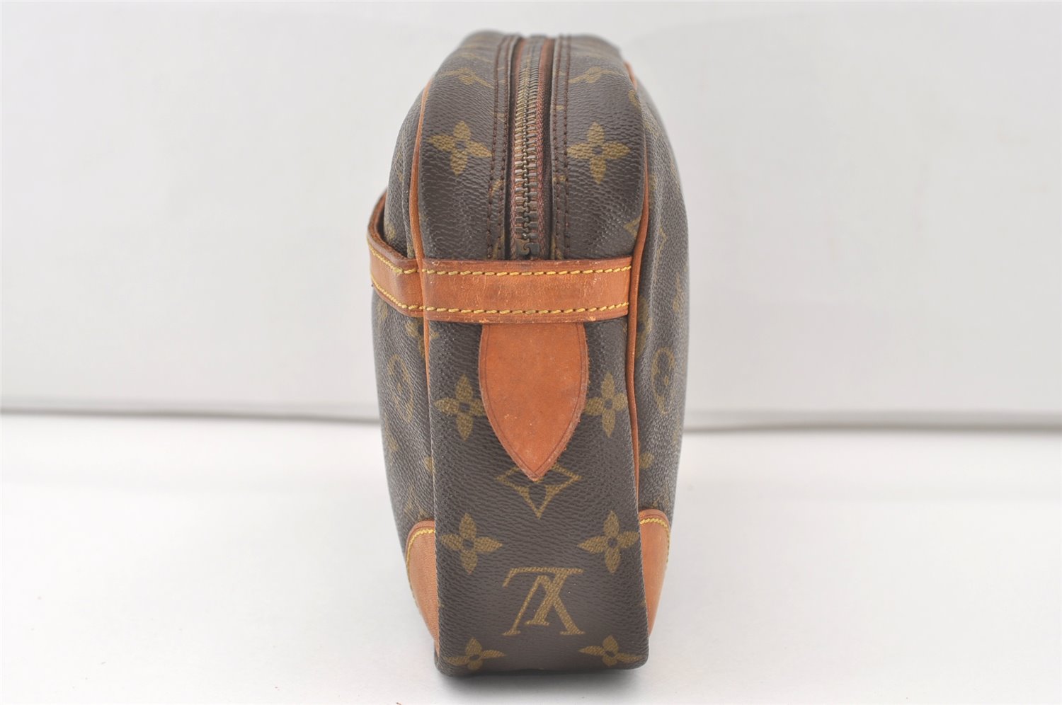 Authentic Louis Vuitton Monogram Compiegne 28 Clutch Hand Bag M51845 LV 7595J
