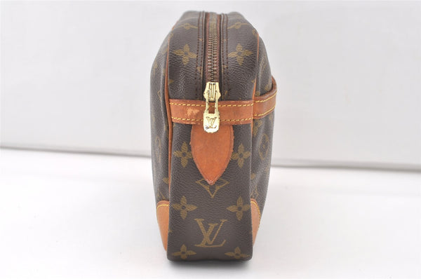 Authentic Louis Vuitton Monogram Compiegne 28 Clutch Hand Bag M51845 LV 7595J