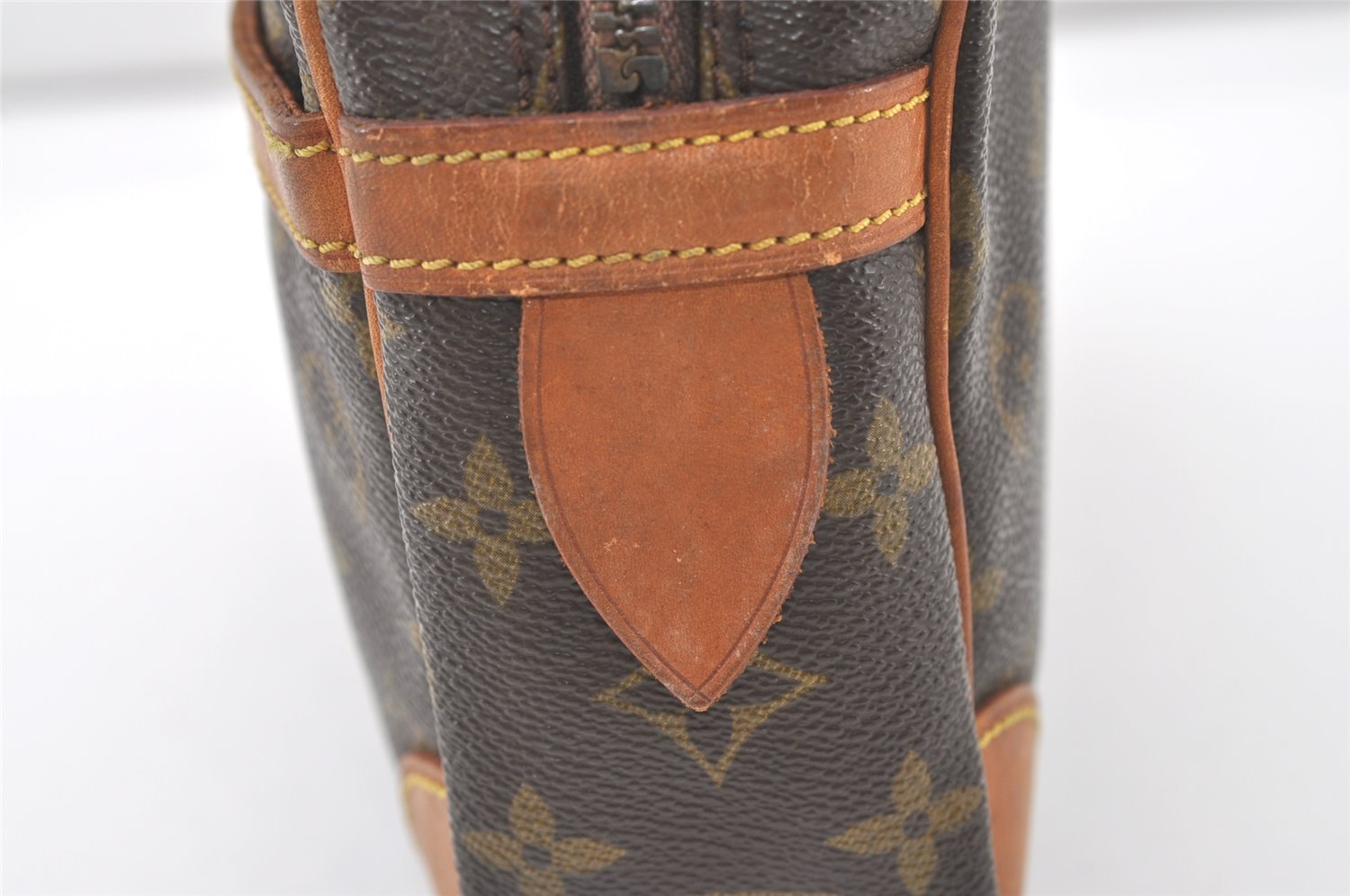 Authentic Louis Vuitton Monogram Compiegne 28 Clutch Hand Bag M51845 LV 7595J