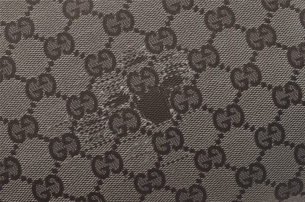 Authentic GUCCI Shoulder Cross Body Bag GG Canvas Leather 131211 Brown 7596I