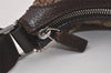 Authentic GUCCI Shoulder Cross Body Bag GG Canvas Leather 131211 Brown 7596I