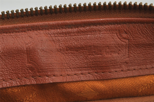 Authentic MCM Vintage Visetos Leather 2Way Shoulder Hand Bag Purse Brown 7597J