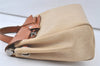 Authentic HERMES Her Bag Ado 2 In 1 2Way Backpack Canvas Leather White  7597K